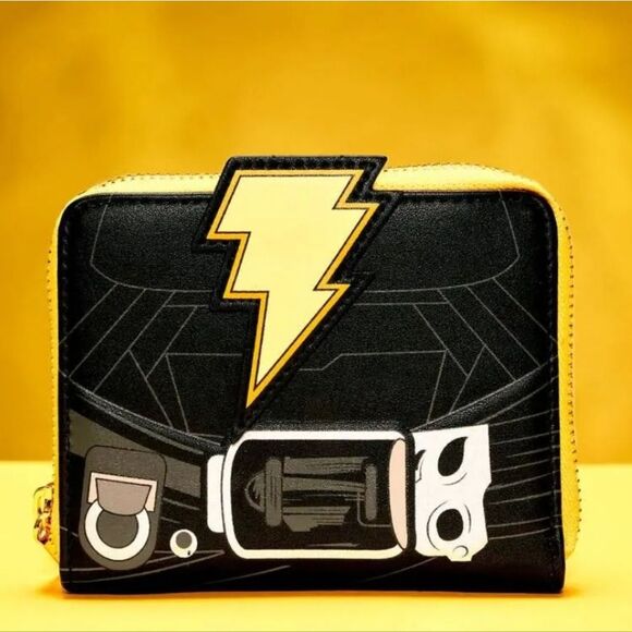 Loungefly DC Comics Black ADAM Cosplay Zip Around Wallet - Picture 1 of 11